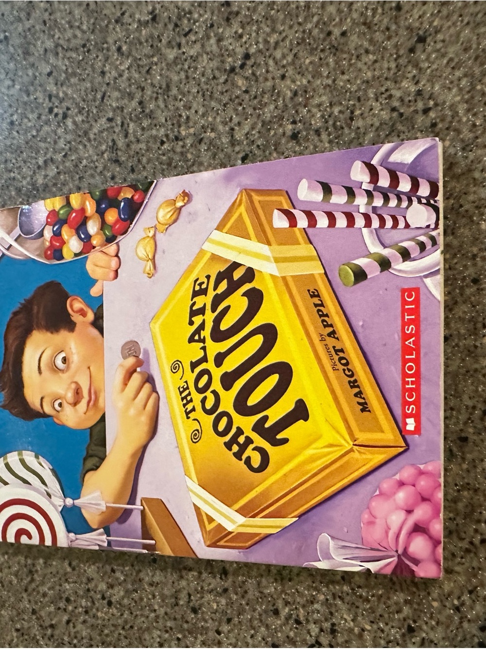 Scholastic The Chocolate Touch Book - Purple Cover